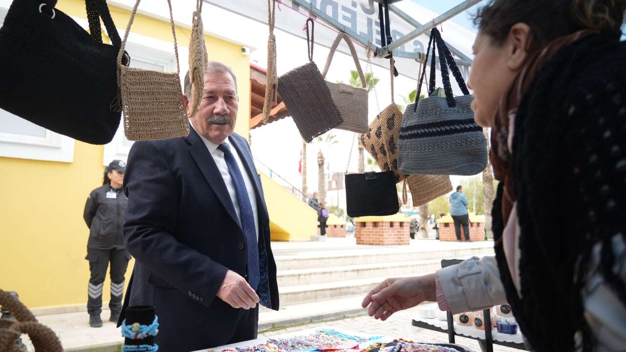 Milas’ta El Emeği Ürünler Hanımeli Pazarı’nda Sergileniyor 5